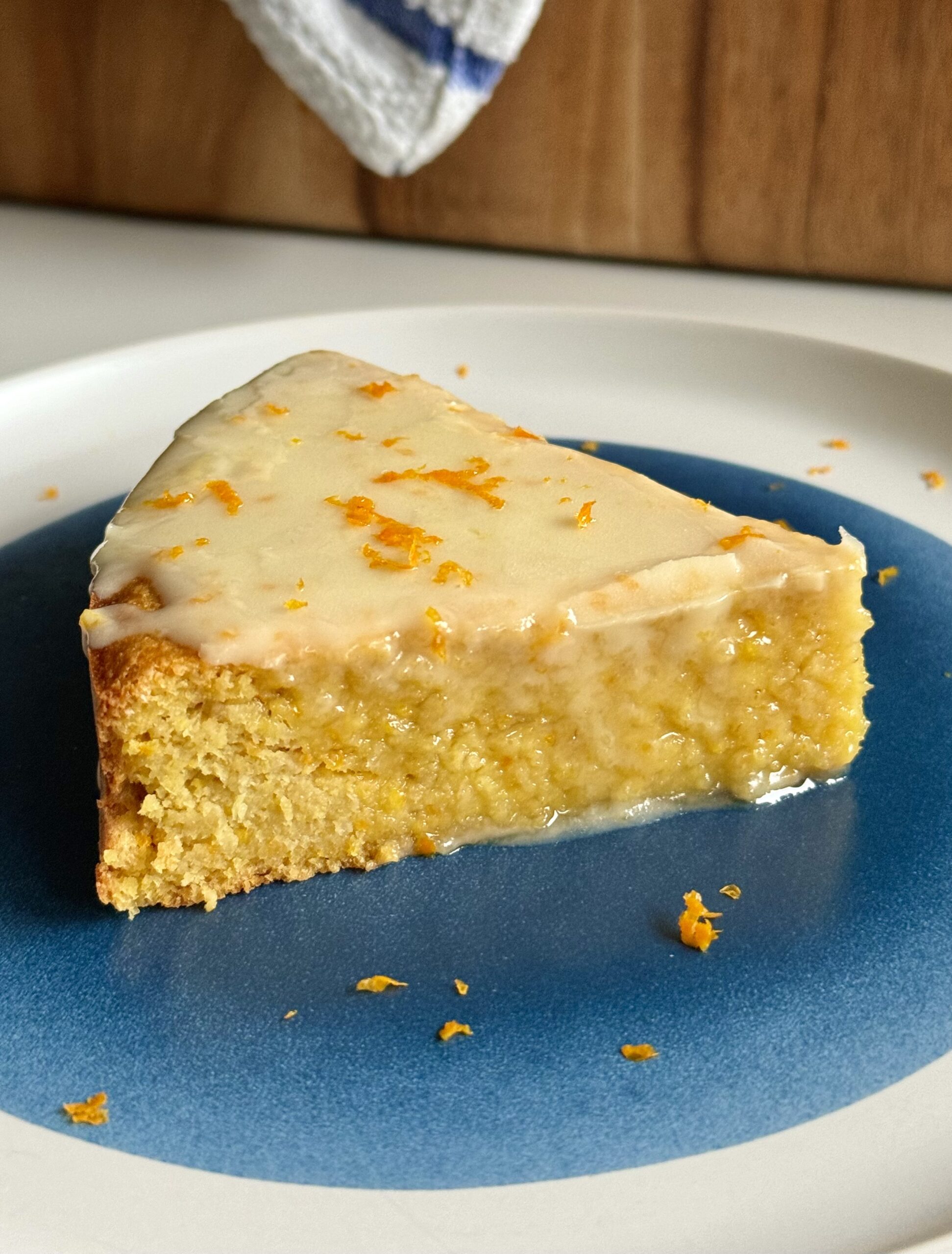 Healthy Whole Orange Blender Cake - Hungry Happens