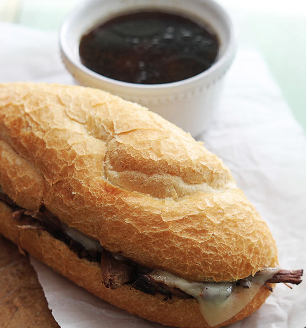 Slow Cooker French Dip Sandwiches 