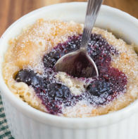 Healthy 1 Minute Blueberry Muffin