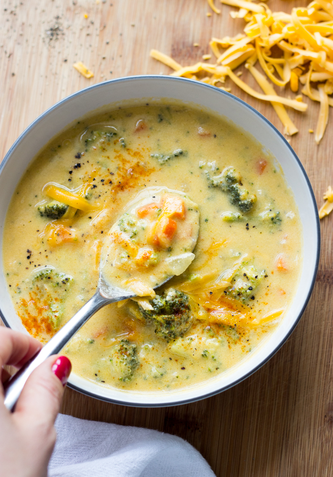 Broccoli Cheddar soup 
