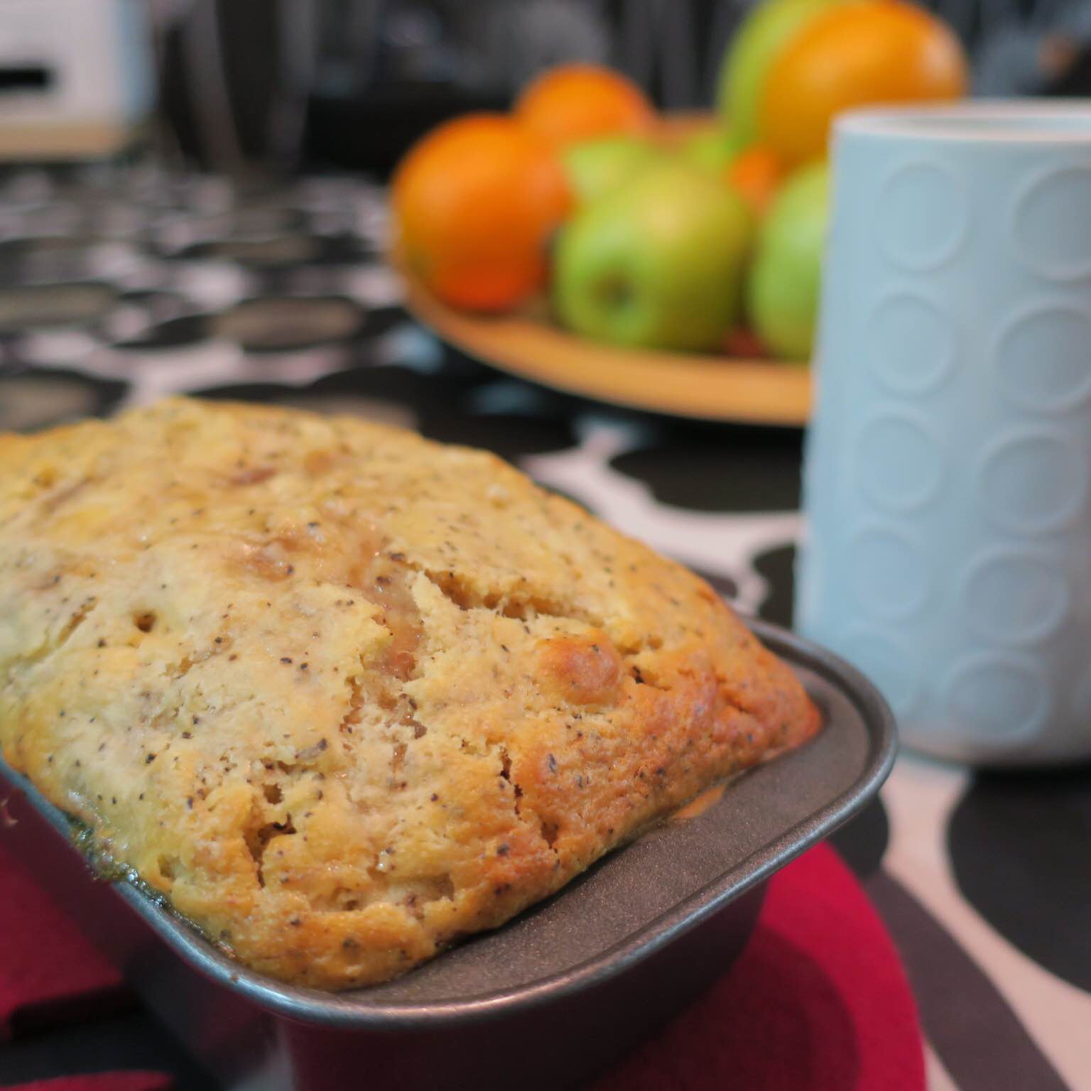 English  Tea  and Banana Pound Cake