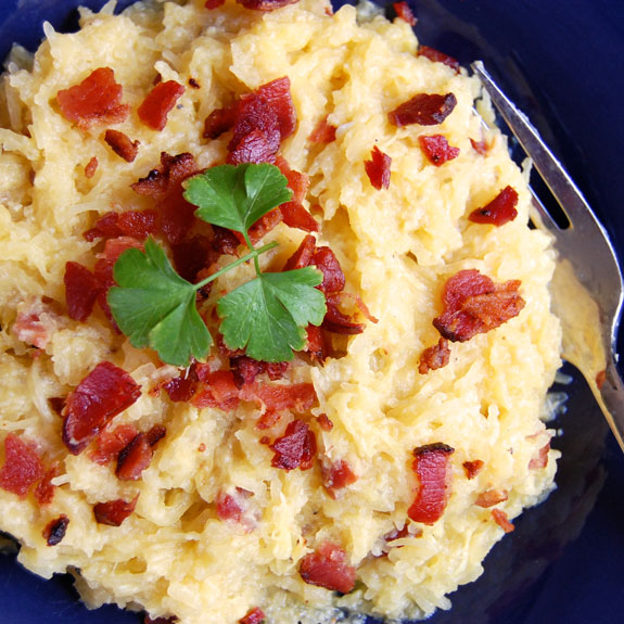 Spaghetti Squash Carbonara