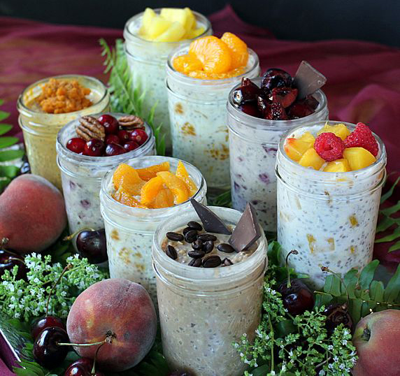 Fruit Overnight Fridge Oats