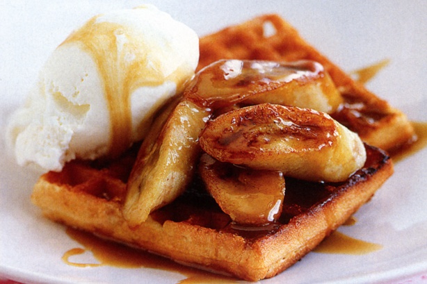 Caramelized bananas
