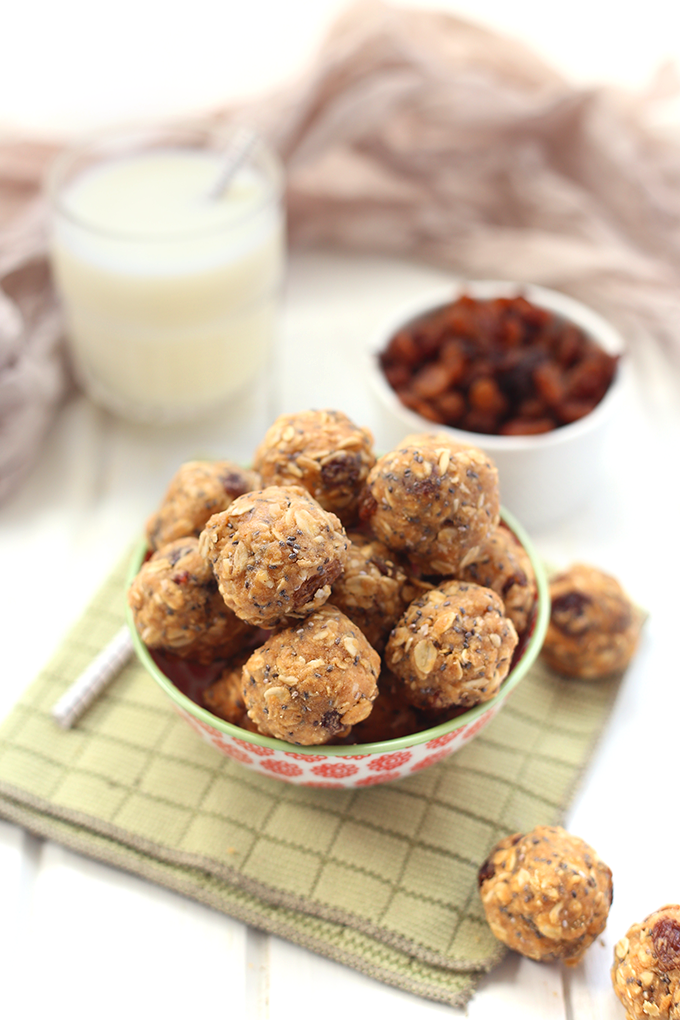 No-Bake Oatmeal Protein Energy Balls