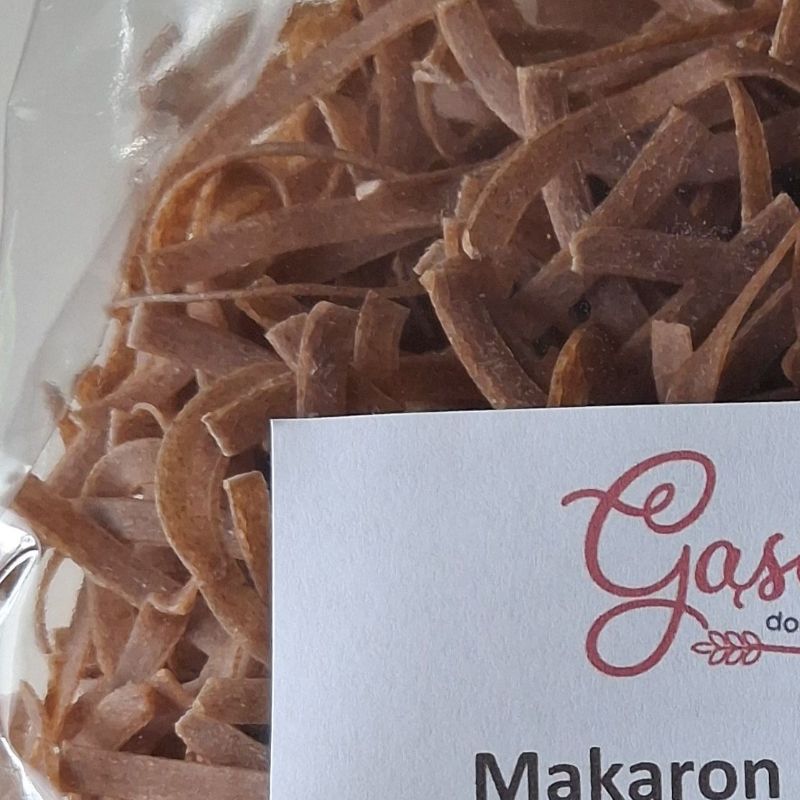 Gąsella Makaron z Płaskurki WSTAŻKI Bezjajeczne 500g