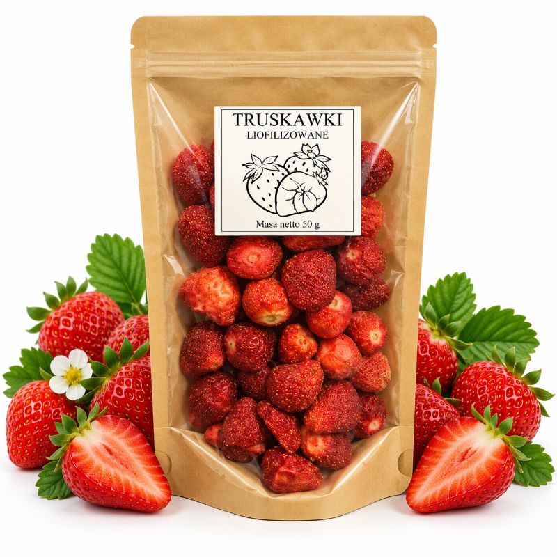 Truskawki liofilizowane