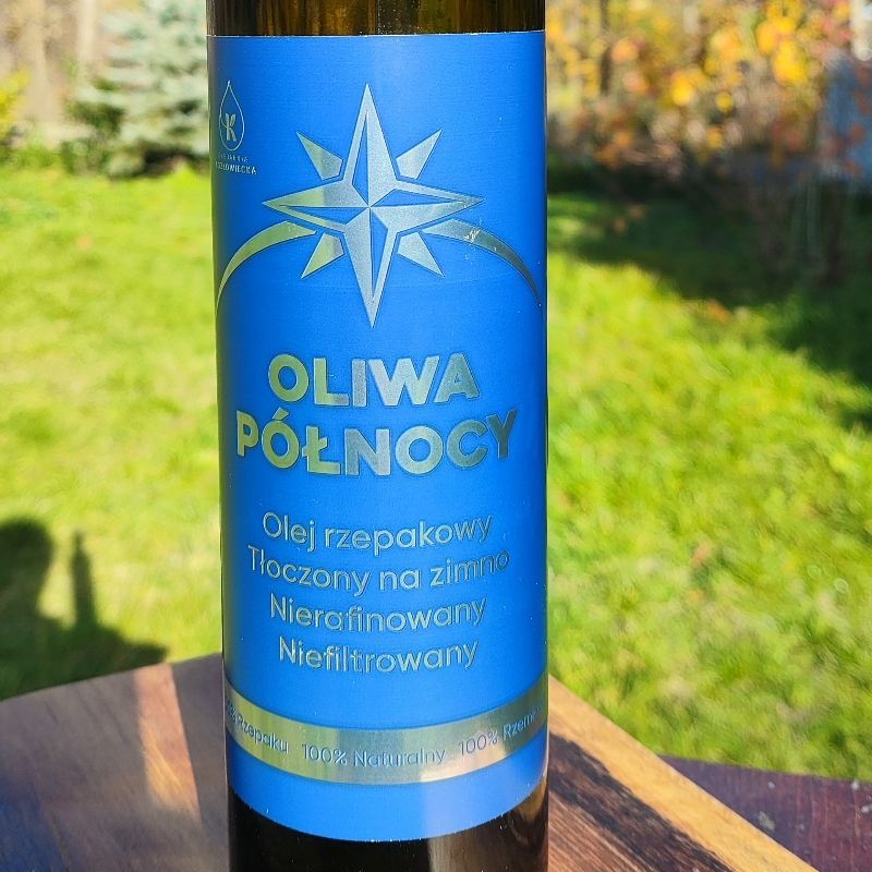 Oliwa Północy Olej rzepakowy tłoczony na zimno 