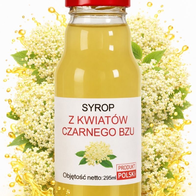Syrop z kwiatów czarnego bzu