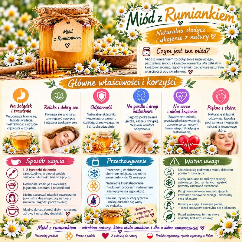 Miód z rumiankiem