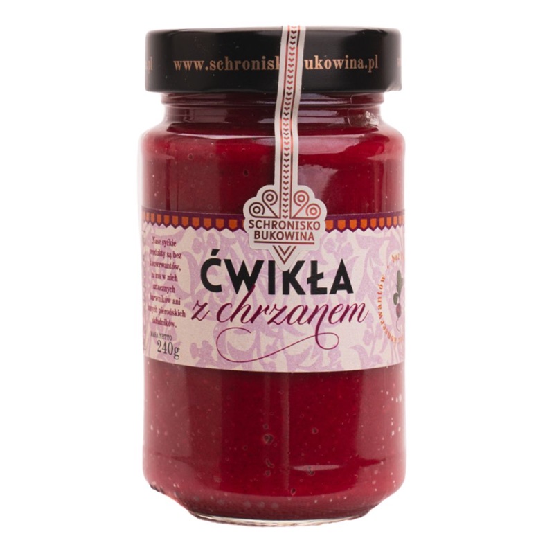 Ćwikła z chrzanem 240g - Schronisko Bukowina