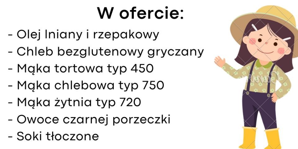 Baner sklepu RHD Żywność od Rolniczki Klaudia Winiarczyk — Zawichost, Polska