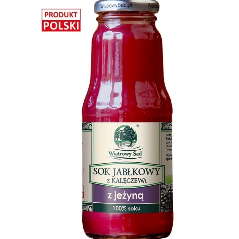Sok jabłkowy z jeżyną 300ml