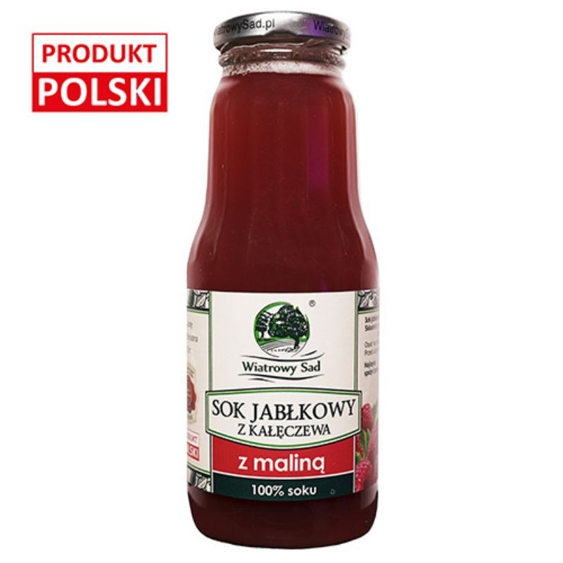 Sok jabłkowy z maliną 300ml