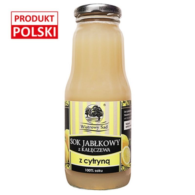 Sok jabłkowy z cytryną 300ml