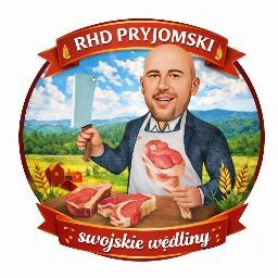 Logo sklepu RHD-Pryjomski swojskiej wędliny