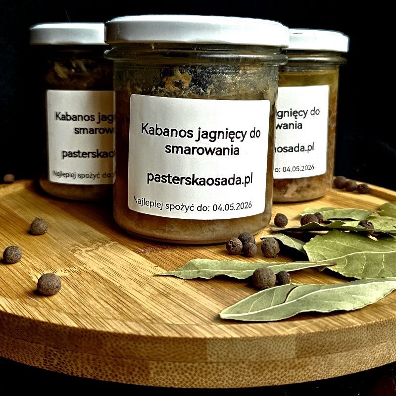 Kabanos jagnięcy w słoiku do smarowania 