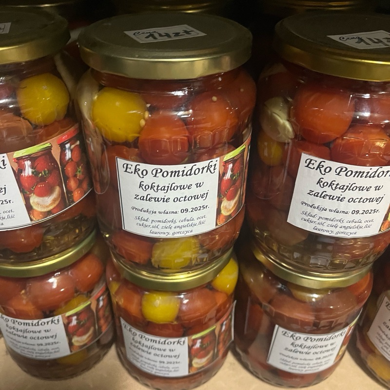 Eko pomidorki koktajlowe w zalewie octowej