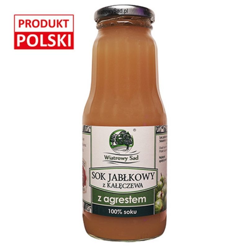 Sok jabłkowy z agrestem 300ml