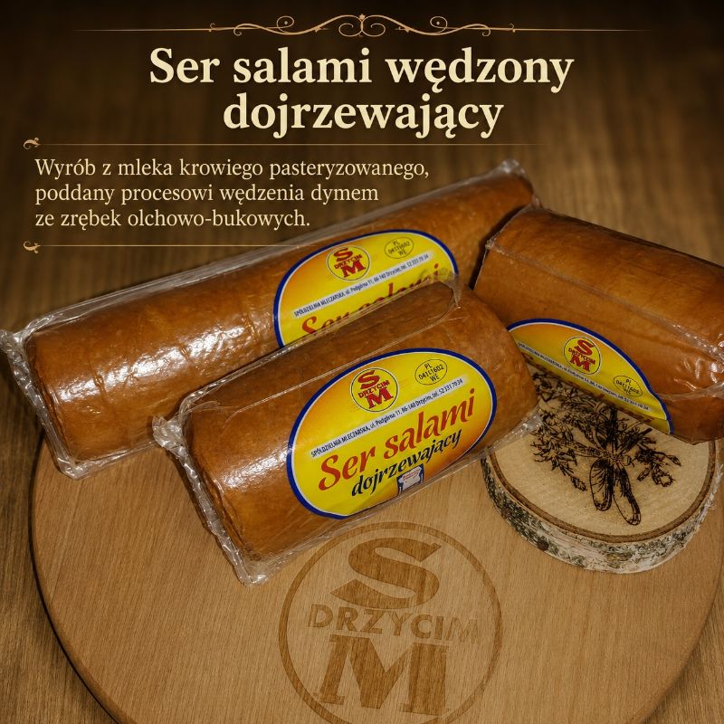 Ser salami wędzony dojrzewający 