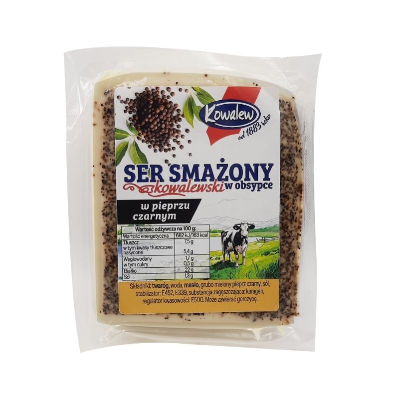 Ser smażony kowalewski w pieprzu czarnym