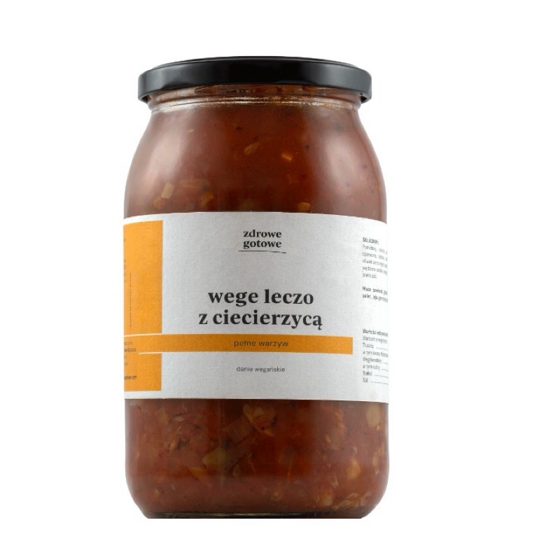Leczo z ciecierzycą (wegańskie)