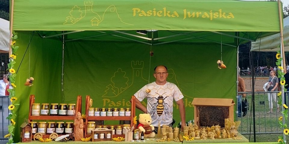 Baner sklepu Pasieka Jurajska Mistrz Pszczelarski inż. Paweł Ściślicki  — Parkoszowice, Polska
