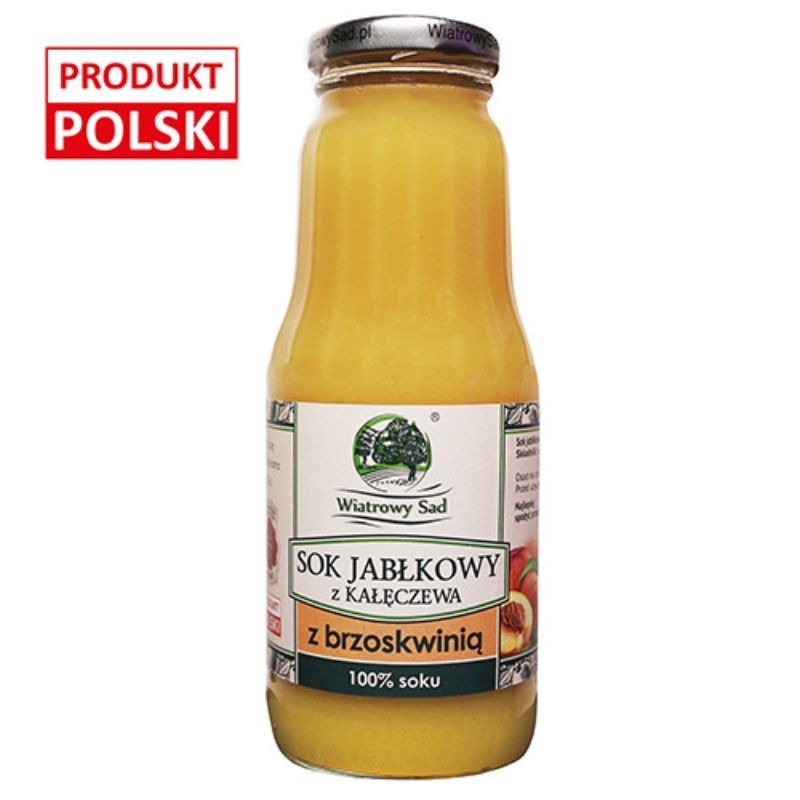 Sok jabłkowy z brzoskwinią 300ml