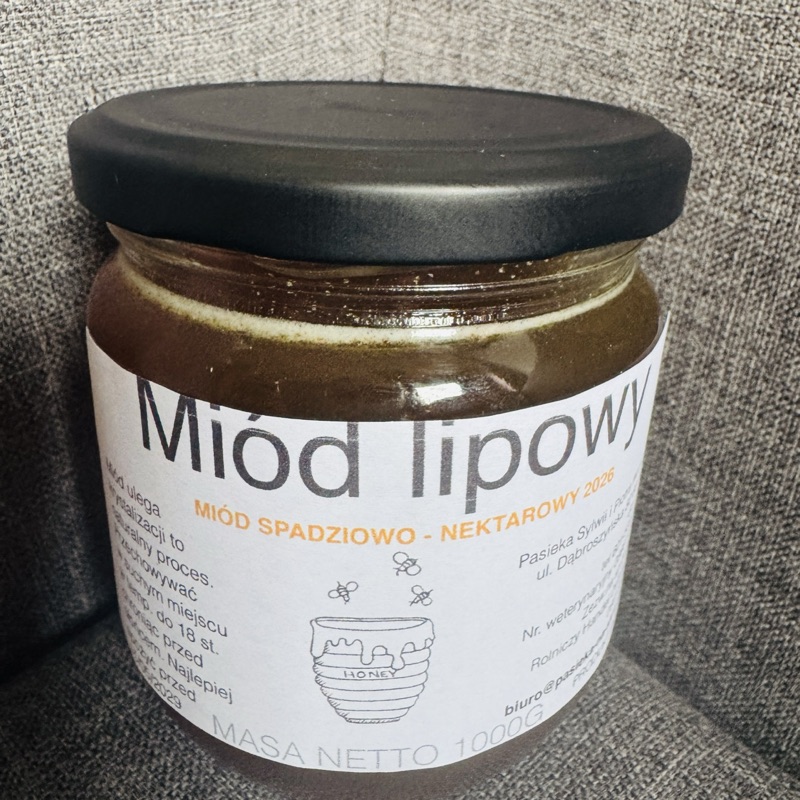 Miód lipowy spadziowy