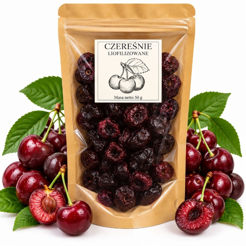 Czereśnie liofilizowane