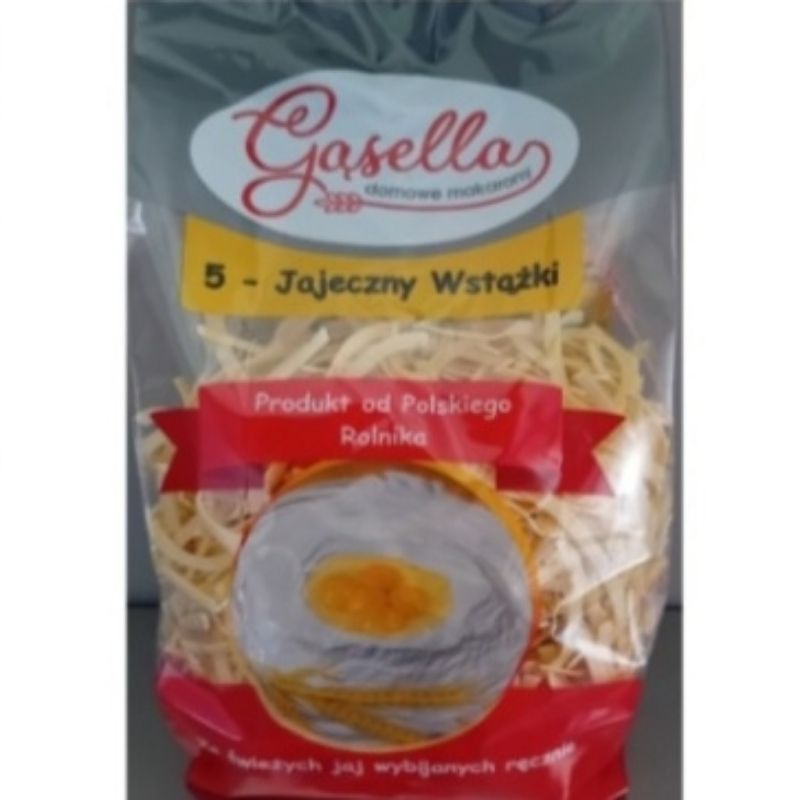 BOX Gąsella Makarony WSTĄŻKI 10x 500g makaronu 5-jajecznego 5 kg