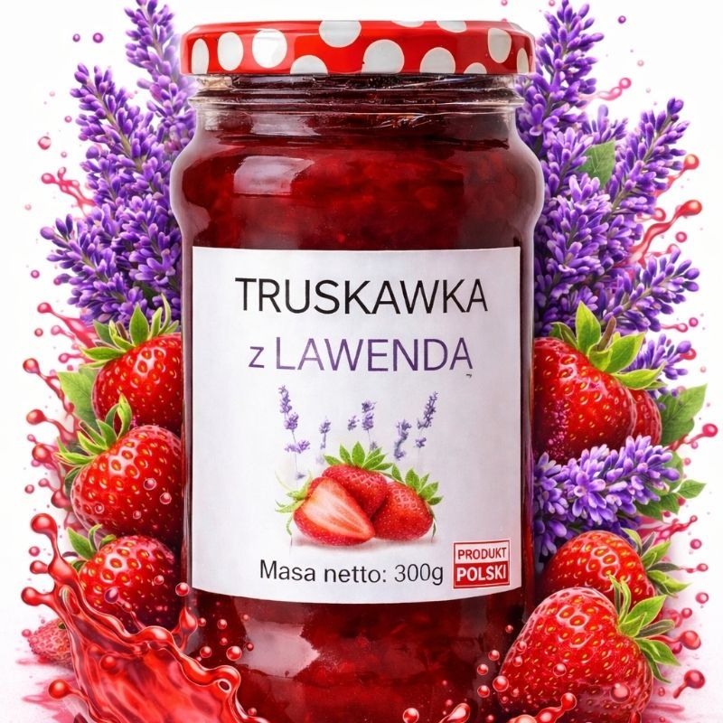 Dżemik truskawka z lawendą