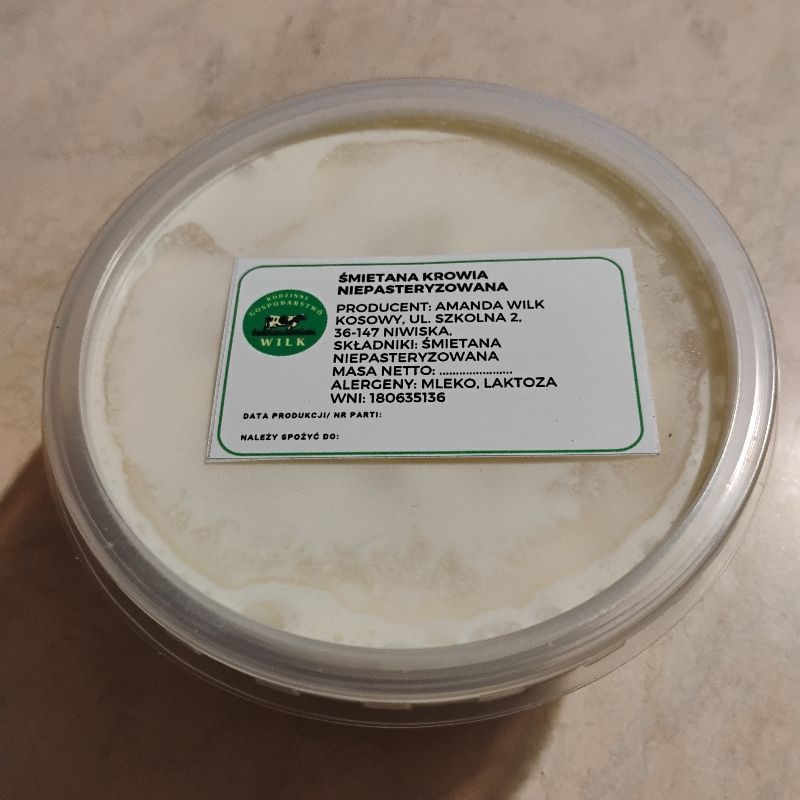 Śmietana krowia (450ml)