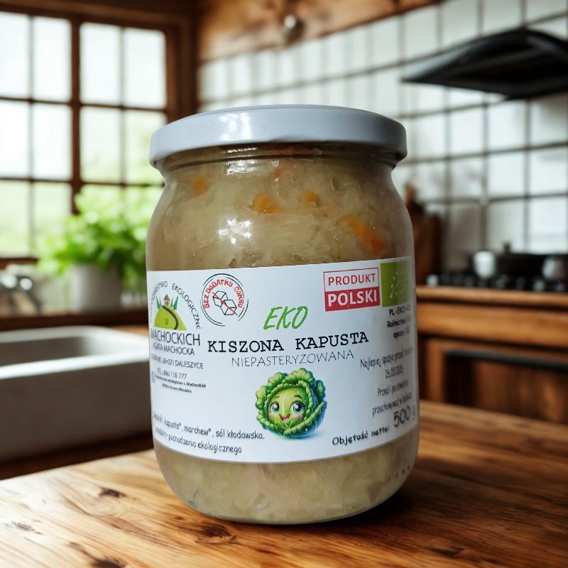 Kapusta kiszona z marchewką 500ml EKO