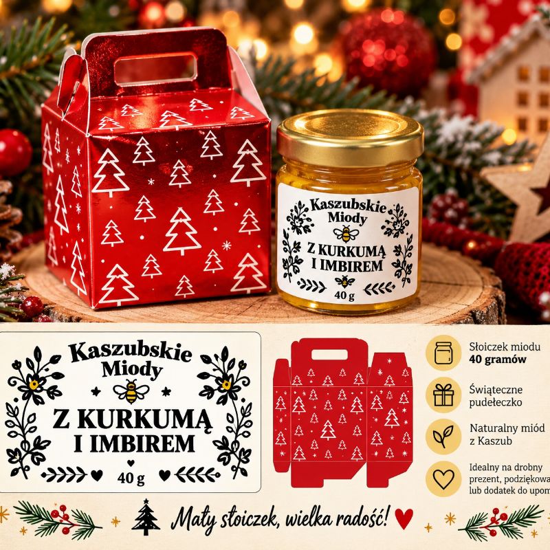 🍯 Świąteczna Słodycz z Kaszub – Mały Prezent, Wielka Radość 🎁