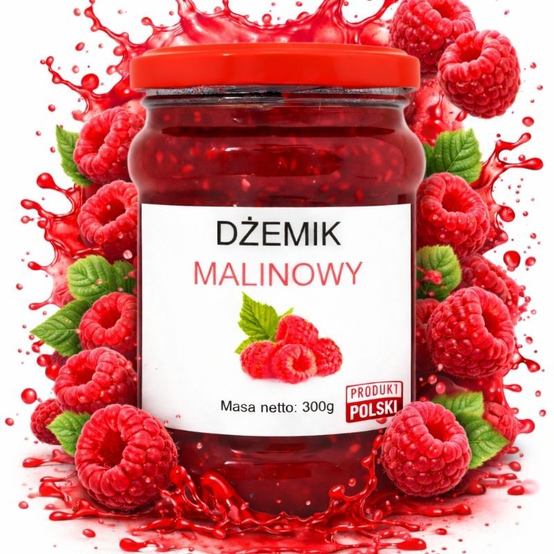 Dżemik malinowy