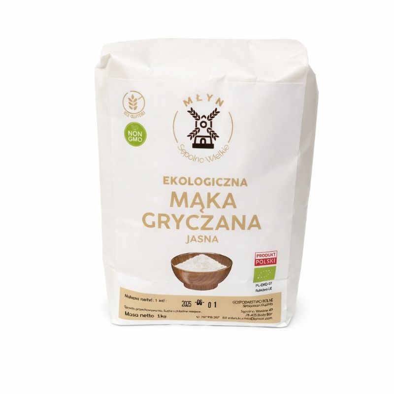 Ekologiczna mąka gryczana 1kg