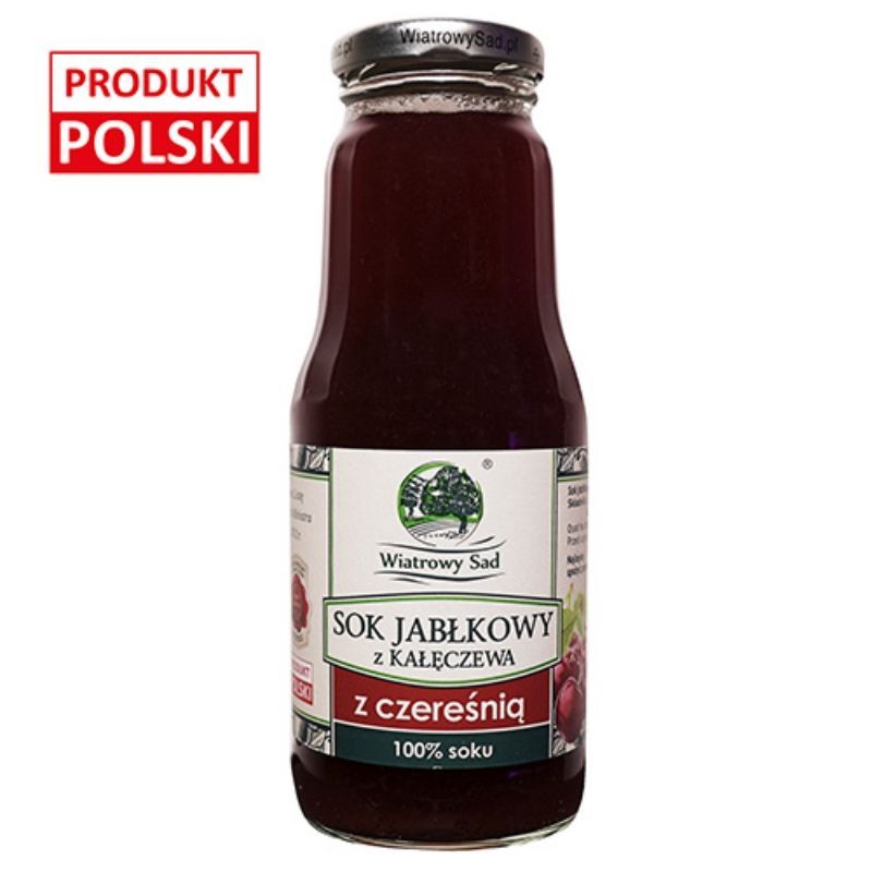 Sok jabłkowy z czereśnią 300ml