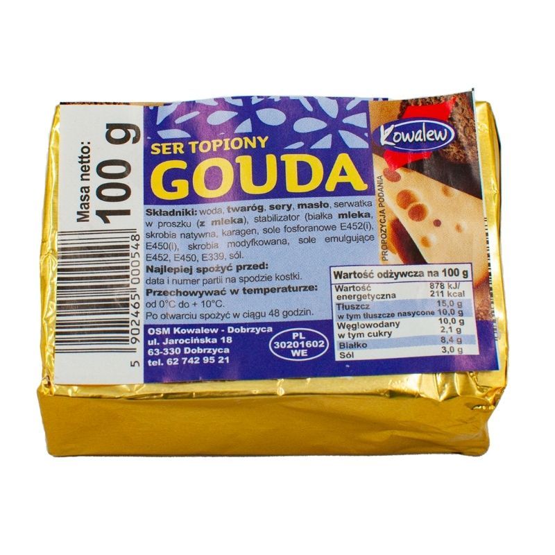 Ser topiony gouda
