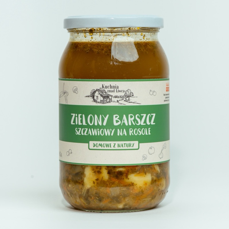 Zielony barszcz szczawiowy na rosole 900 ml