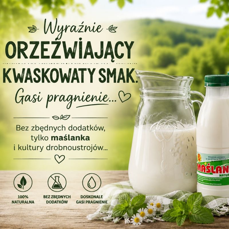 Maślanka naturalna