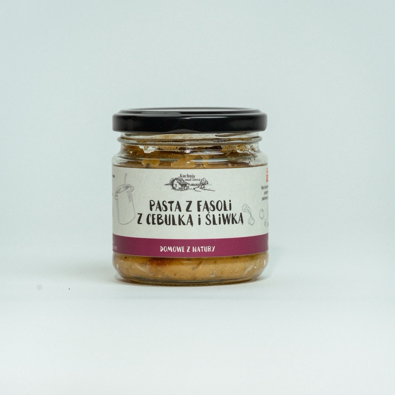 Pasta z fasoli z cebulką i śliwką 200 ml