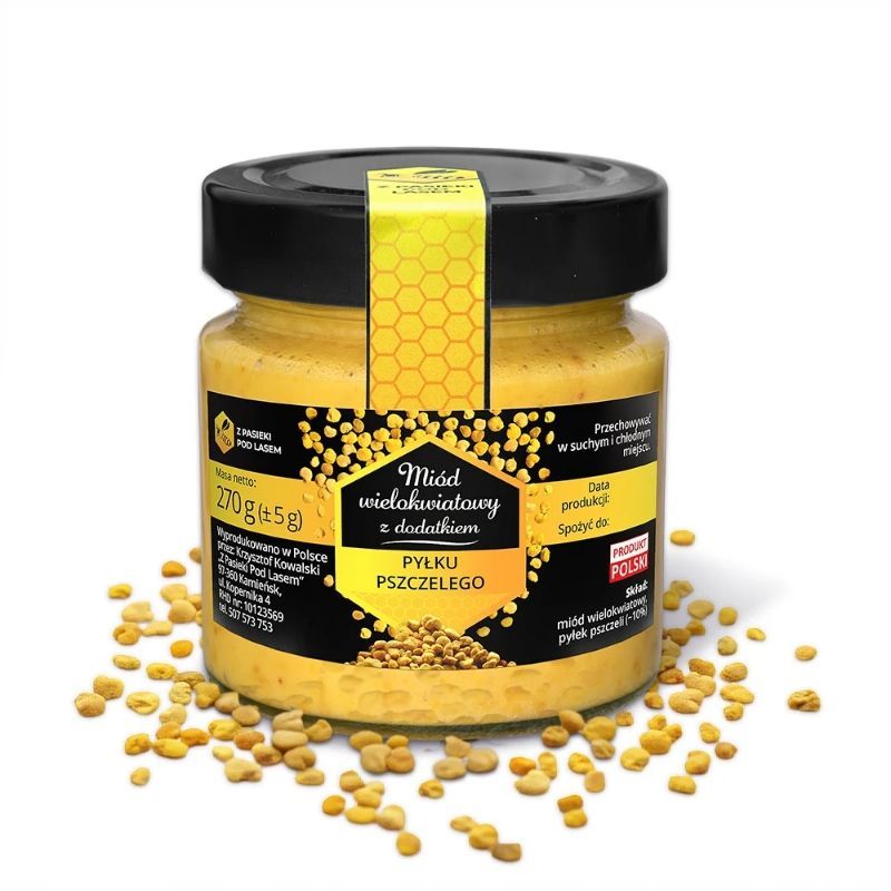 Miód z pyłkiem 270g