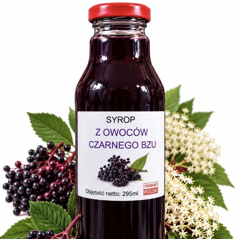 Syrop z owoców czarnego bzu