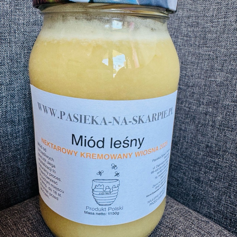 Miód leśny kremowany