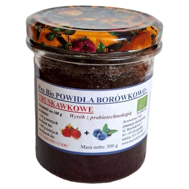 Pro Bio powidła borówkowo - truskawkowe