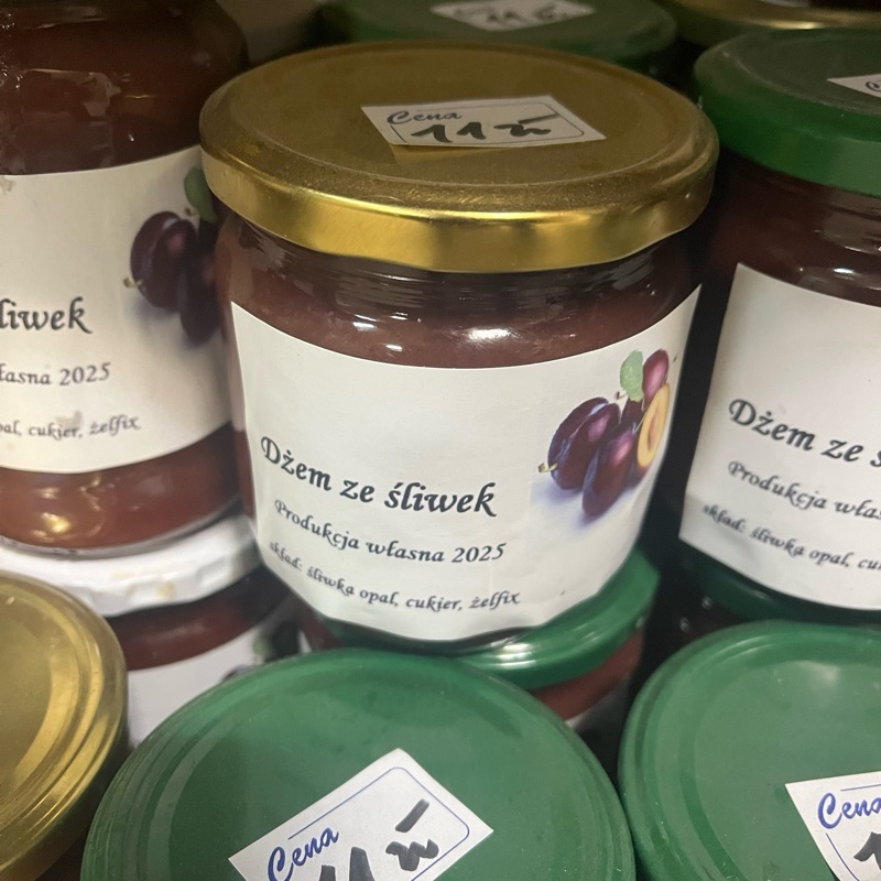 Dżem śliwkowy 15% cukru