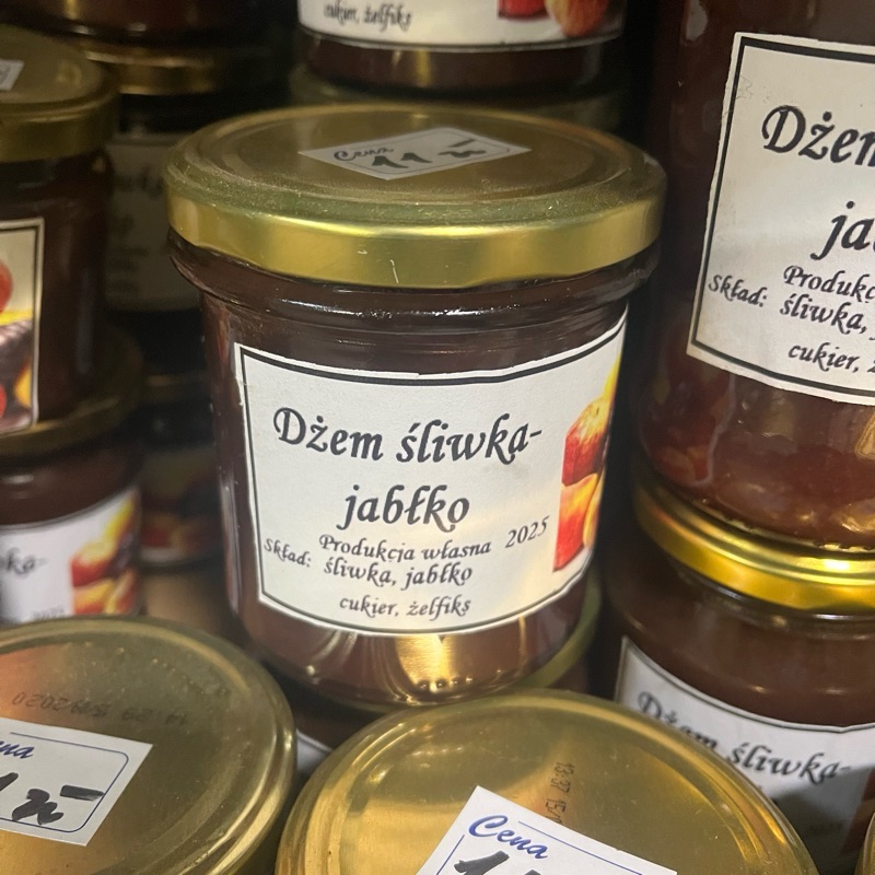 Dżem jabłko-śliwka 15% cukru
