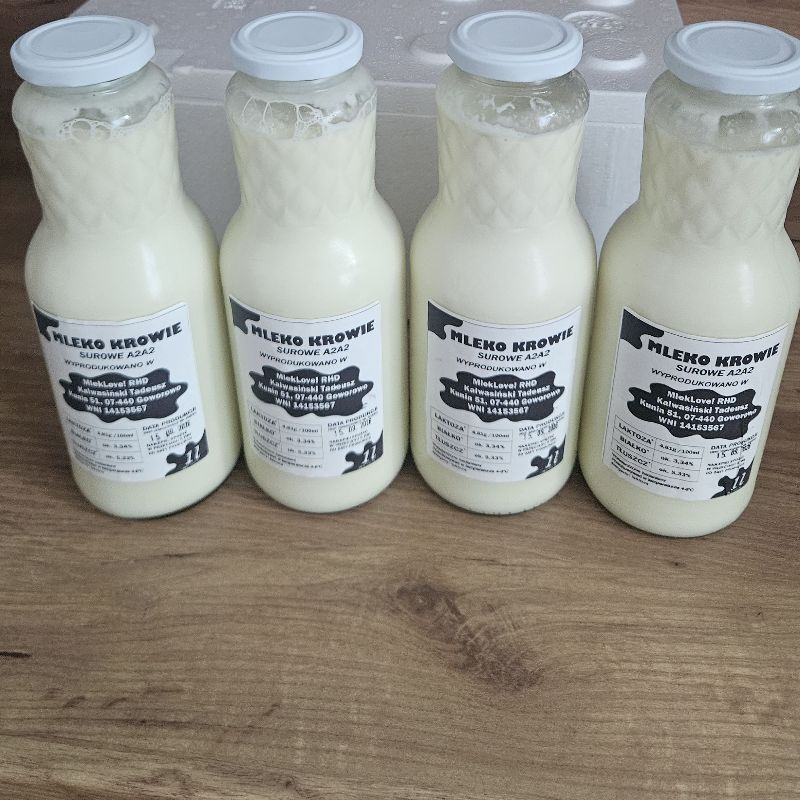 Box premium 8L A2A2 w szklanej butelce.