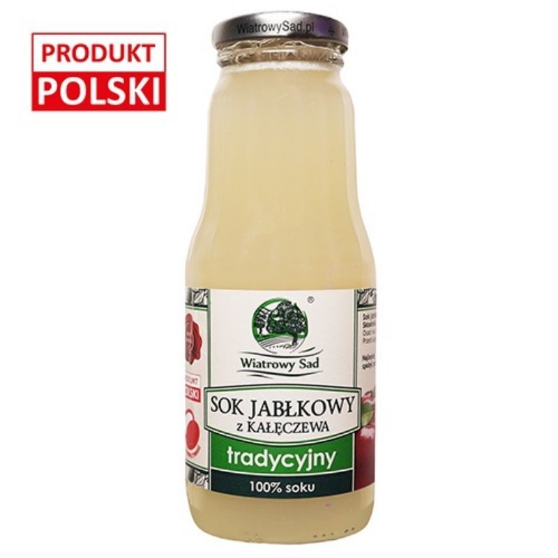 Sok jabłkowy tłoczony 300ml
